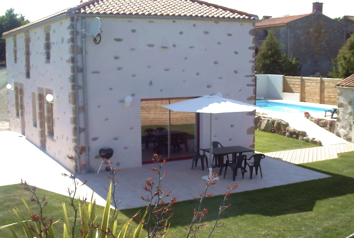 Terrasse du gite la Vallée