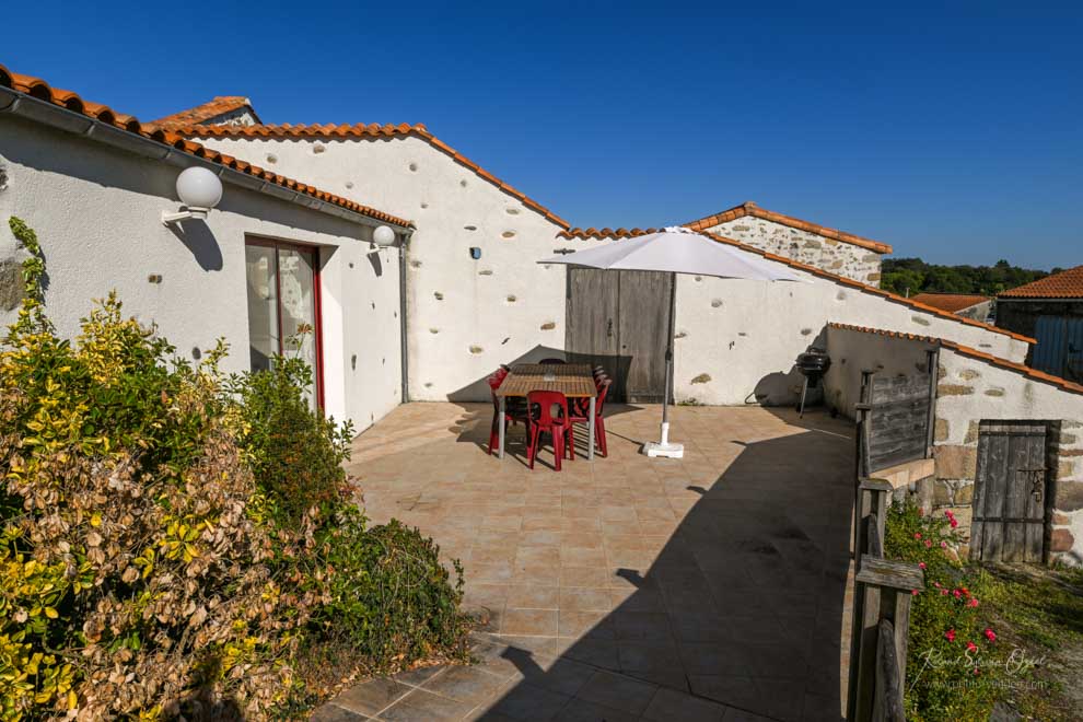 Terrasse du grand gite de 10 personnes