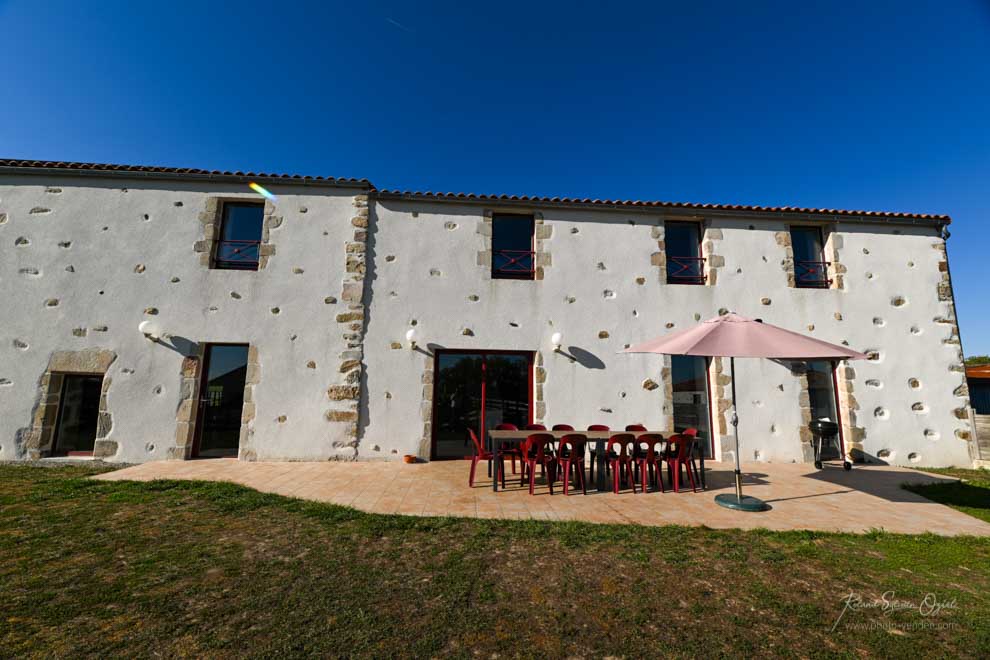 Terrasse du grand gite de 12 personnes