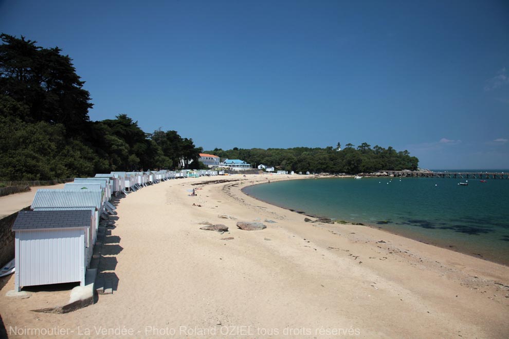 Ile de noirmoutier Bois de la Chaise Cabane de plage